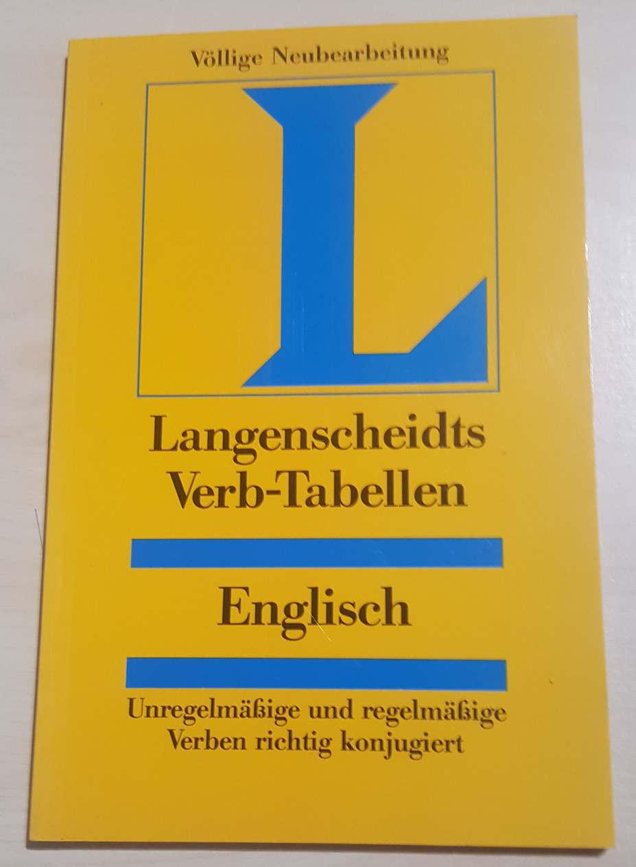 Langenscheidts Verb-Tabellen English