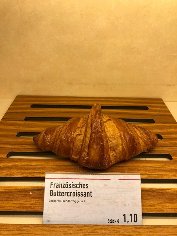 Fransözischen Buttercroissant