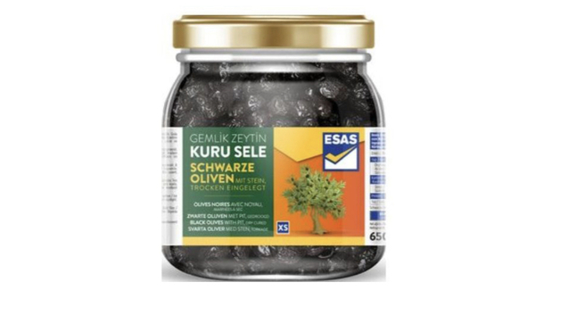 ESAS Sele Gemlik Schwarze Oliven Sele 650g