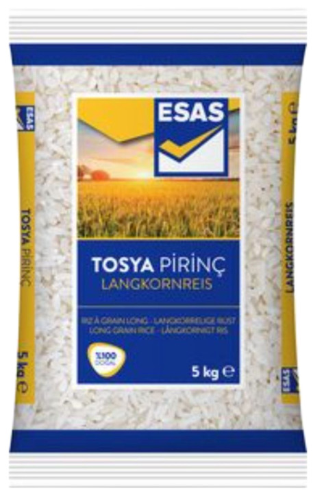 ESAS Tosya Pirinç Langkornreis 5Kg